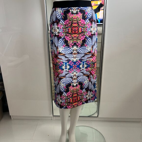 Milly For Kohl's Collection "Umbrella" Pencil Skirt SZ M - Picture 4 of 16